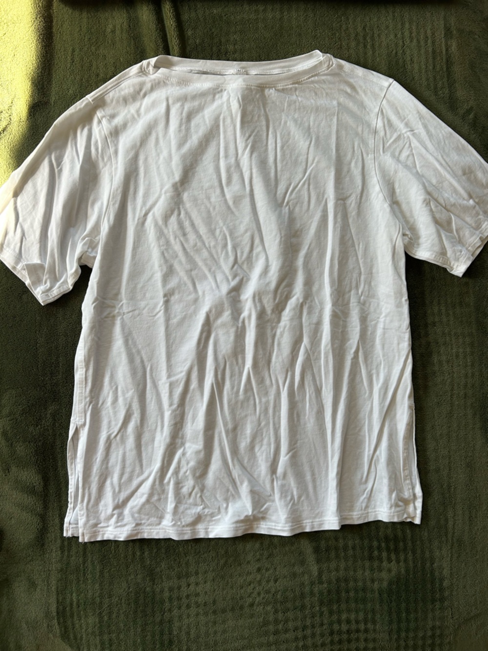 Lululemon White Crew Loose Fit T-Shirt